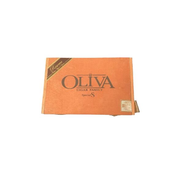 Vintage Olivia Wooden Cigar Box Special S Belicoso - Picture 1 of 15